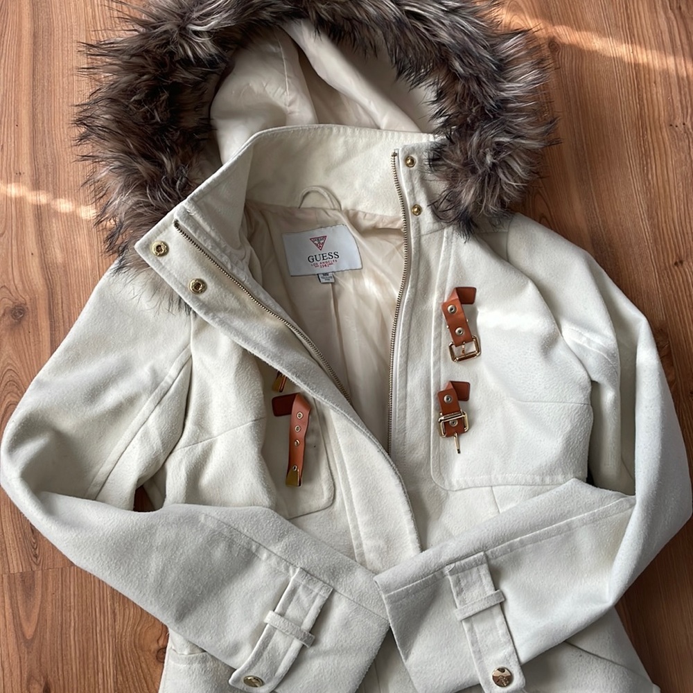 Ladies guess winter jacket size med